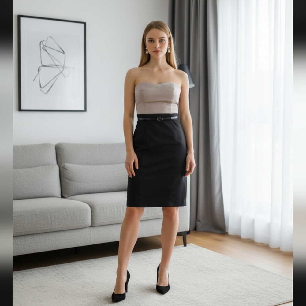 NWT Strapless Dress - Picture 10 of 10